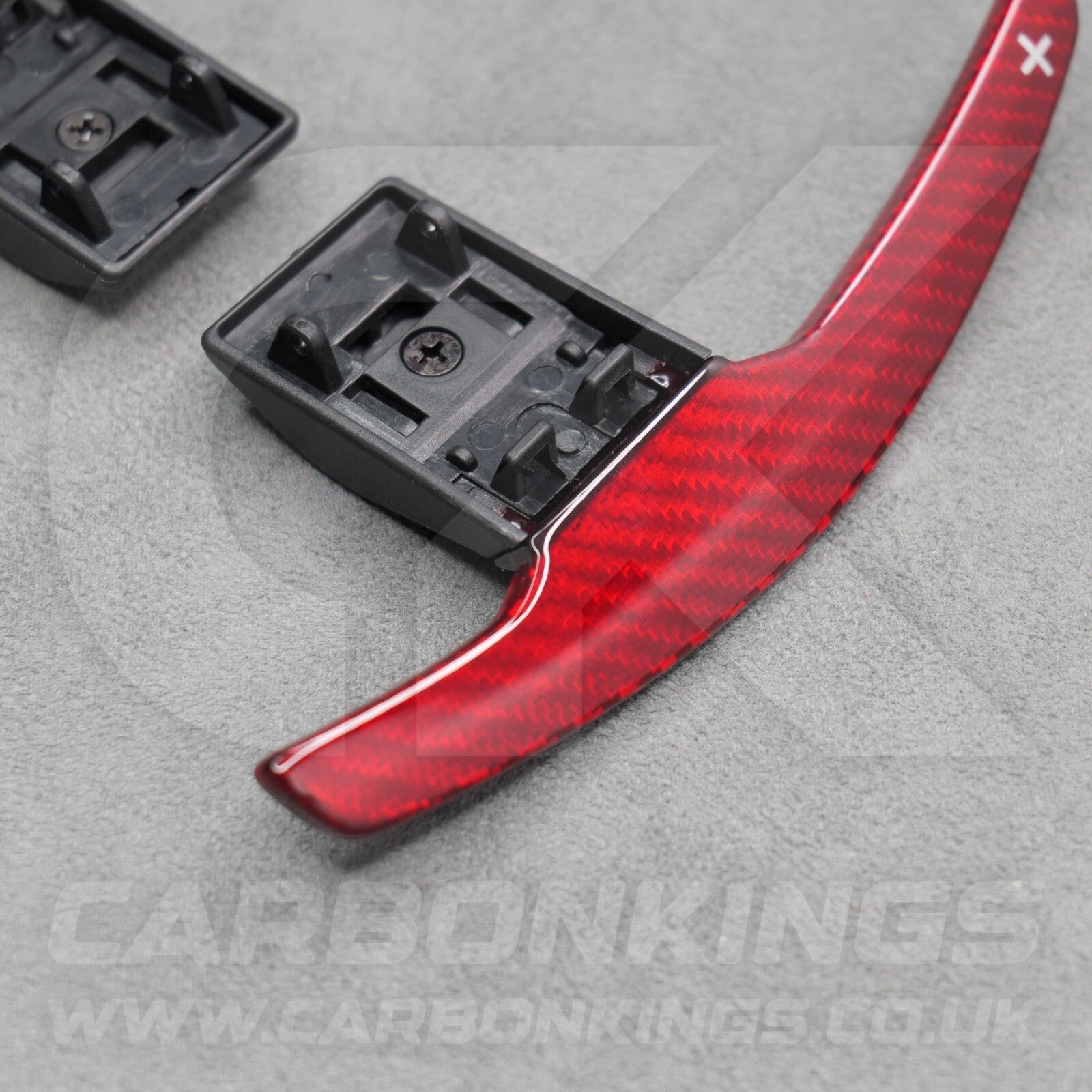 Genuine Red Carbon Fibre Gear Paddle Shifters BMW F80 M3 F82 F83 M4 F87 M2 F30 +