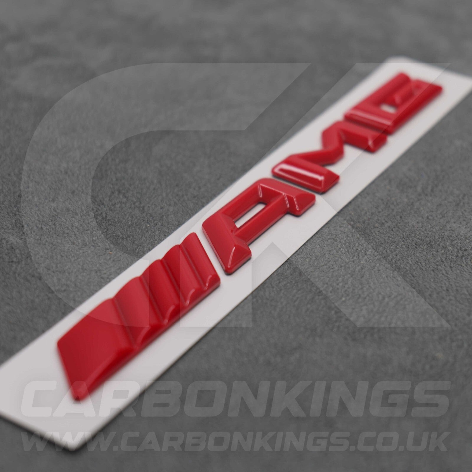 Mercedes Gloss Red AMG Boot Badge Letters C43 C63 E43 E63 A35 A45 S43 S63 GLC