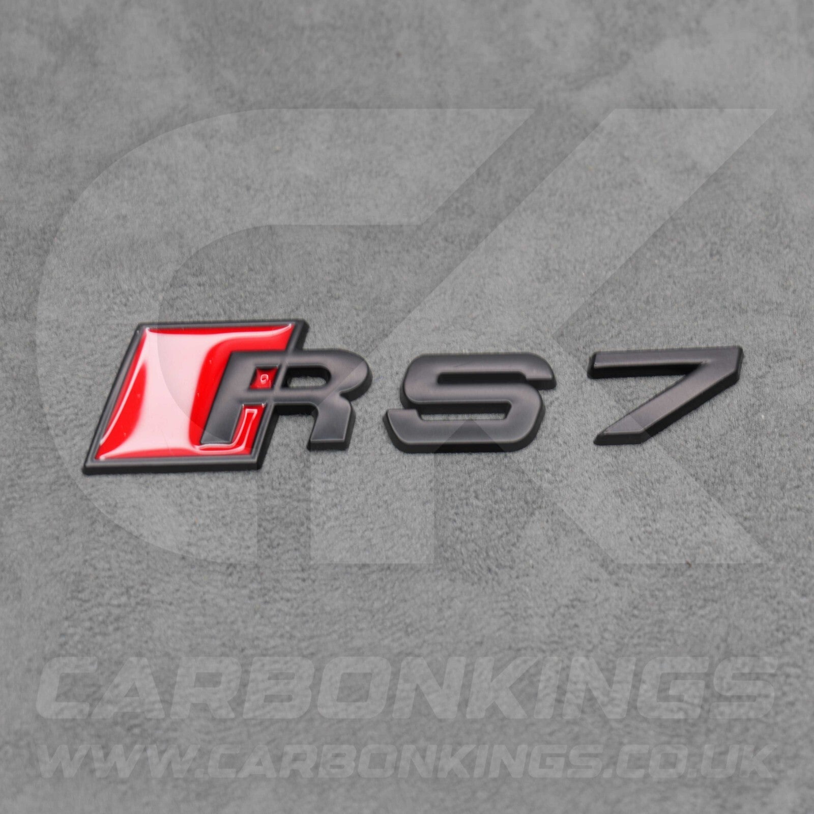 Audi RS7 Matte Black Boot Rear Badge Letters Logo Emblem S 4G8 4K8