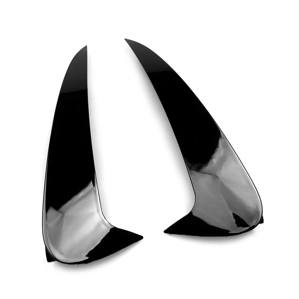 Mercedes C43 C63 Coupe Gloss Black Rear Bumper Side Vent Trims C205 C Class AMG