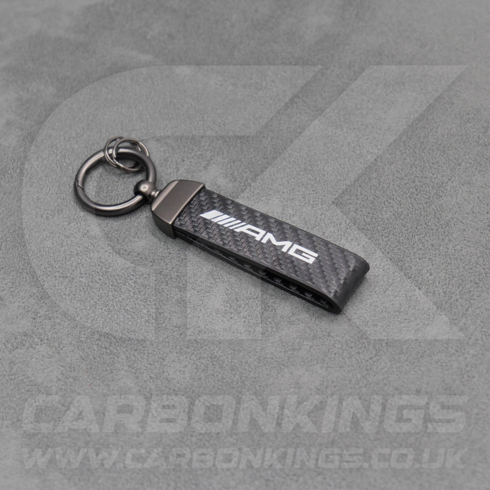 Mercedes AMG Carbon Fibre Key Ring Chain Premium Durable C63 C43 A45 E63 S63 A35