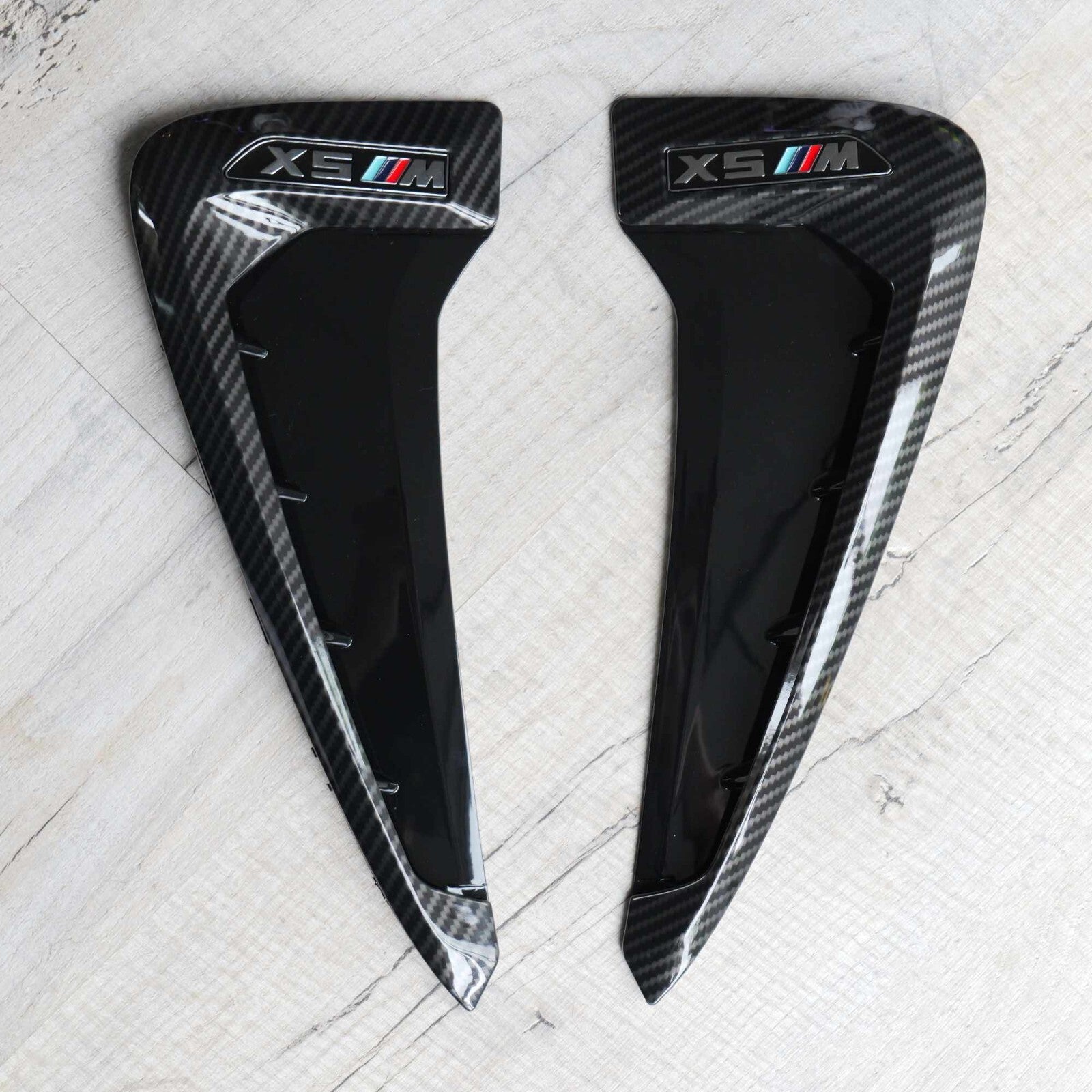 BMW X5M F85 Carbon Fibre Style Side Fender Vent Trims F15 X5 SUV M