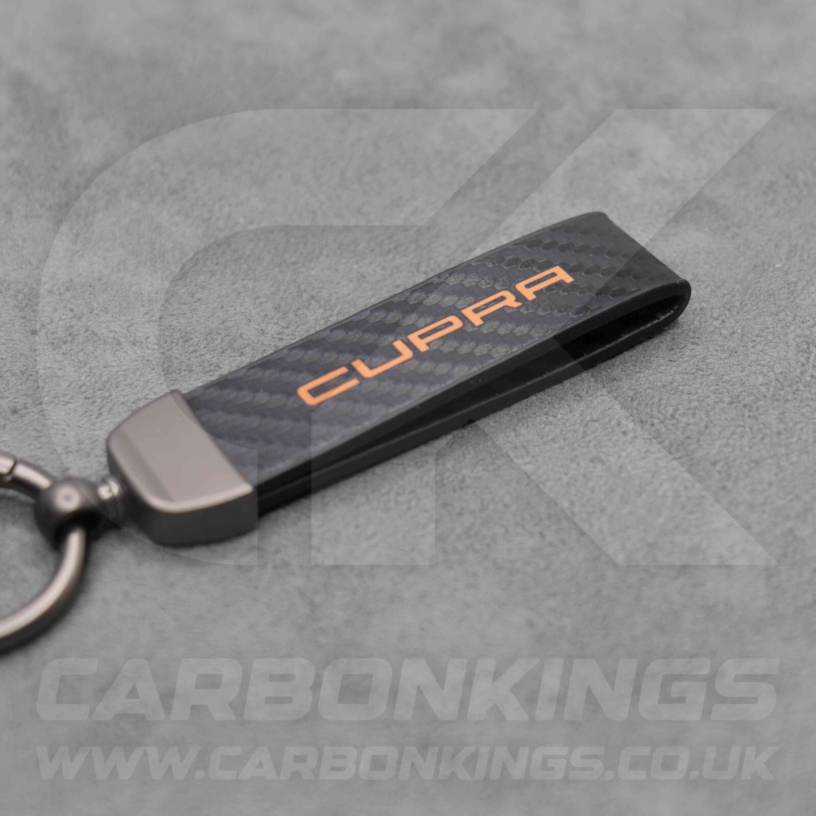CUPRA Carbon Fibre Key Ring Chain VZ Born Ateca Leon Formentor Tavascan Terramar