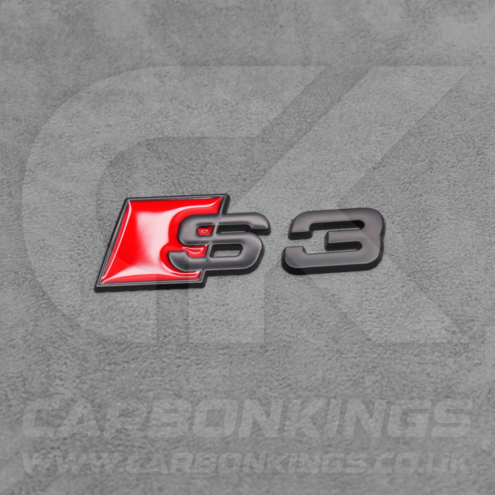 Audi S3 Matte Black Boot Rear Badge Letters Logo Emblem S 8L 8P 8V 8Y