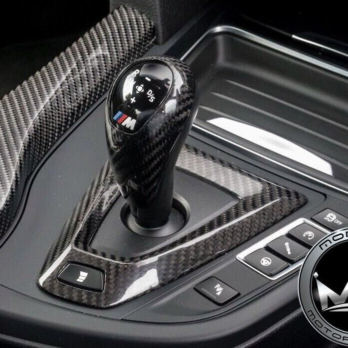 Carbon Fibre Gear Knob & Surround Trims for BMW F80 M3 M2 F87 F82 M4 F10 M5 X5M