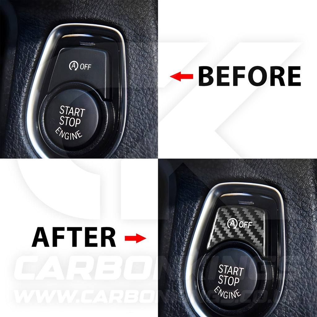 BMW Genuine Carbon Fibre Start Stop Button Trim Cover M2 M3 M4 F80 F82 F83 F87