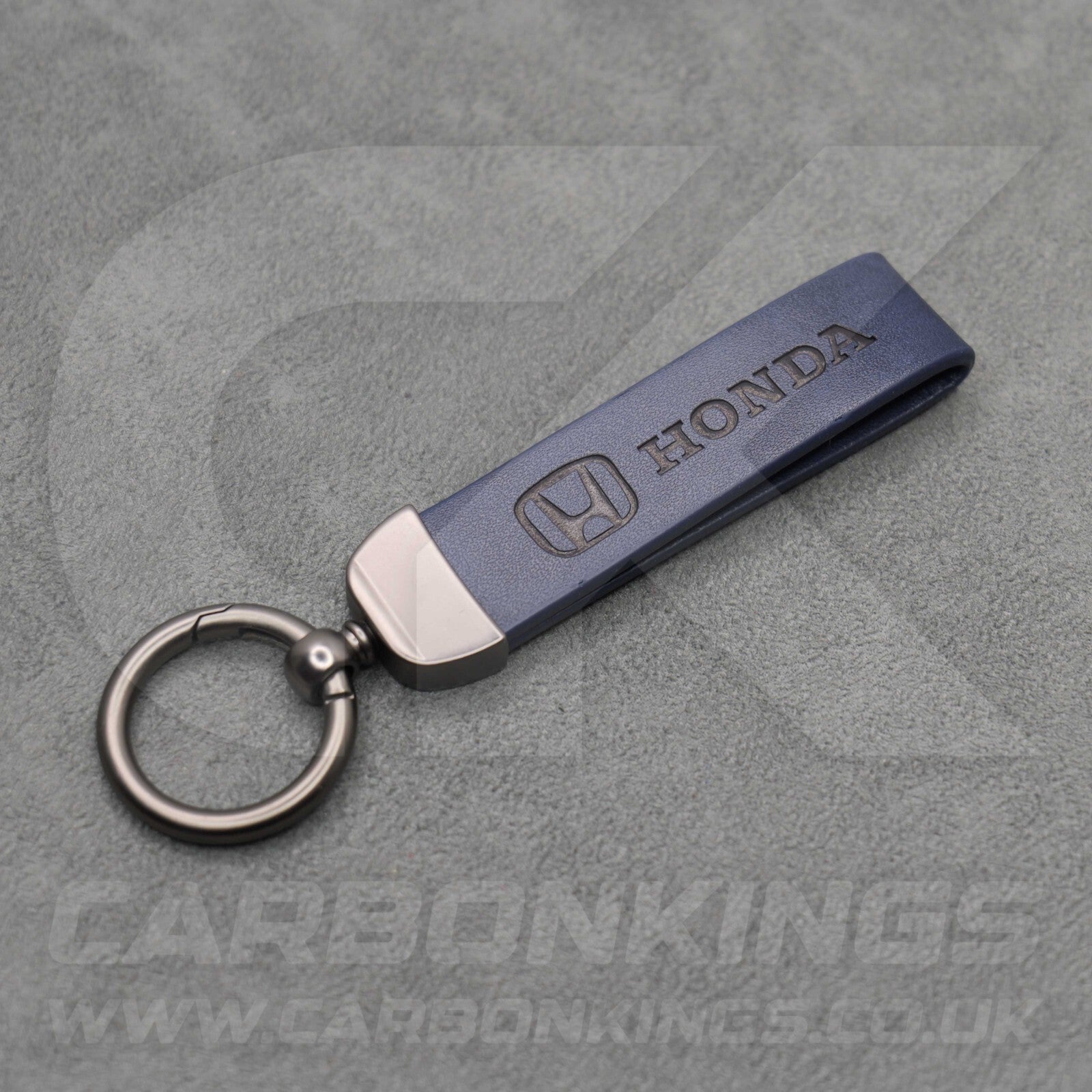 Honda Premium Leather Key Ring Chain Car Civic Type R Jazz CR-V HR-V ZR-V e:Ny1