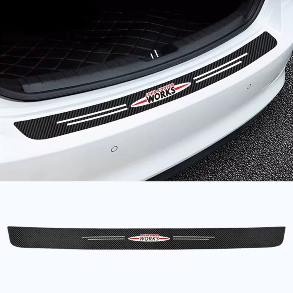 Mini JCW John Cooper Works Carbon Fibre Style Anti Scratch Boot Protector Lining