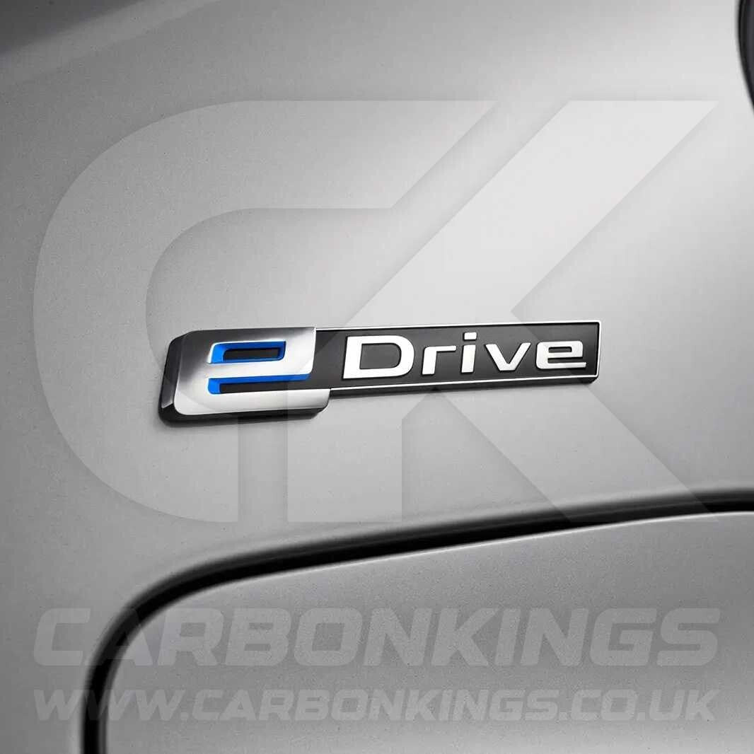 BMW Red & Black eDrive Rear Emblem Boot Badge Logo BMW i3 i3s i8 iX Electric