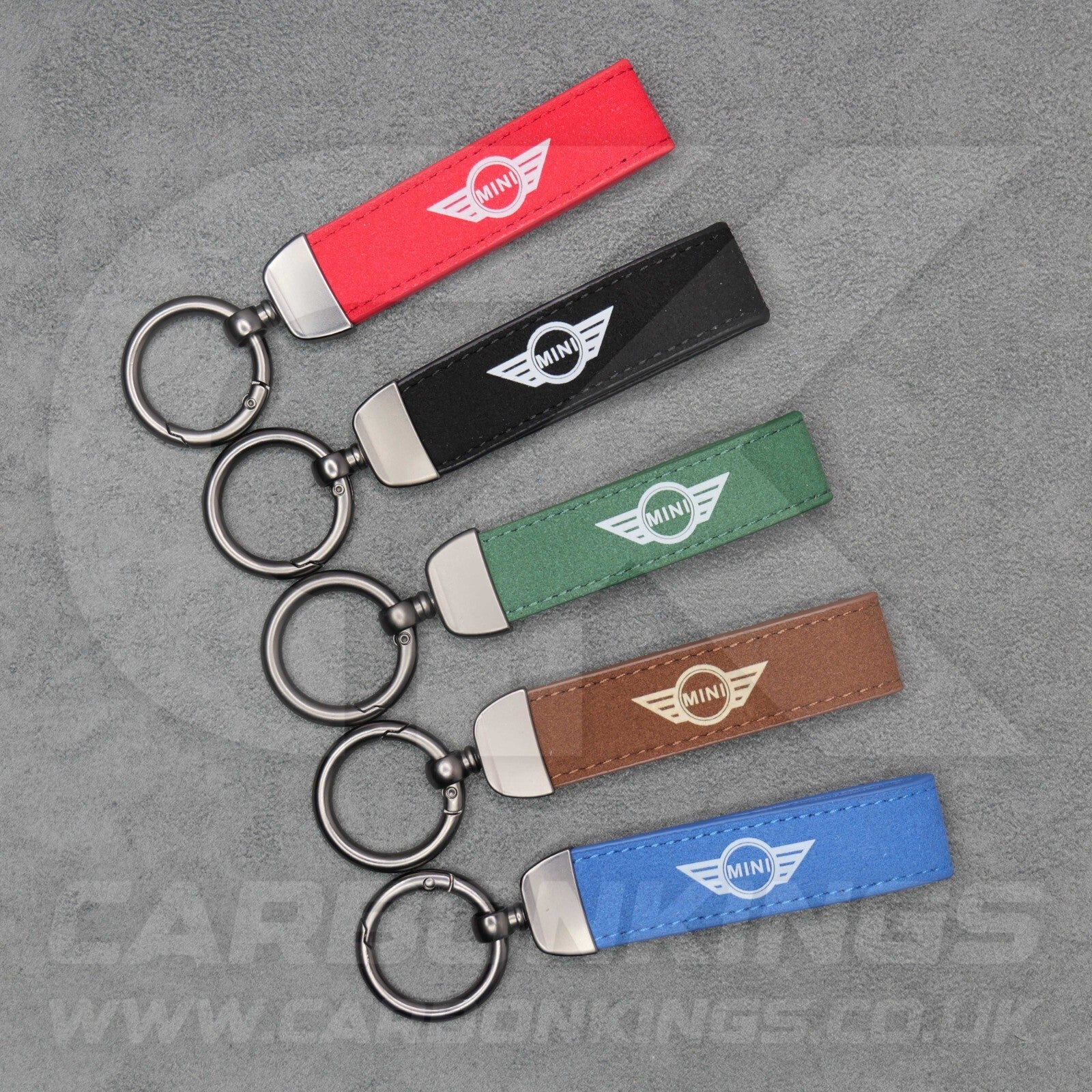 Mini Suede Key Ring Chain Cooper Countryman Aceman S Alcantara Premium Car