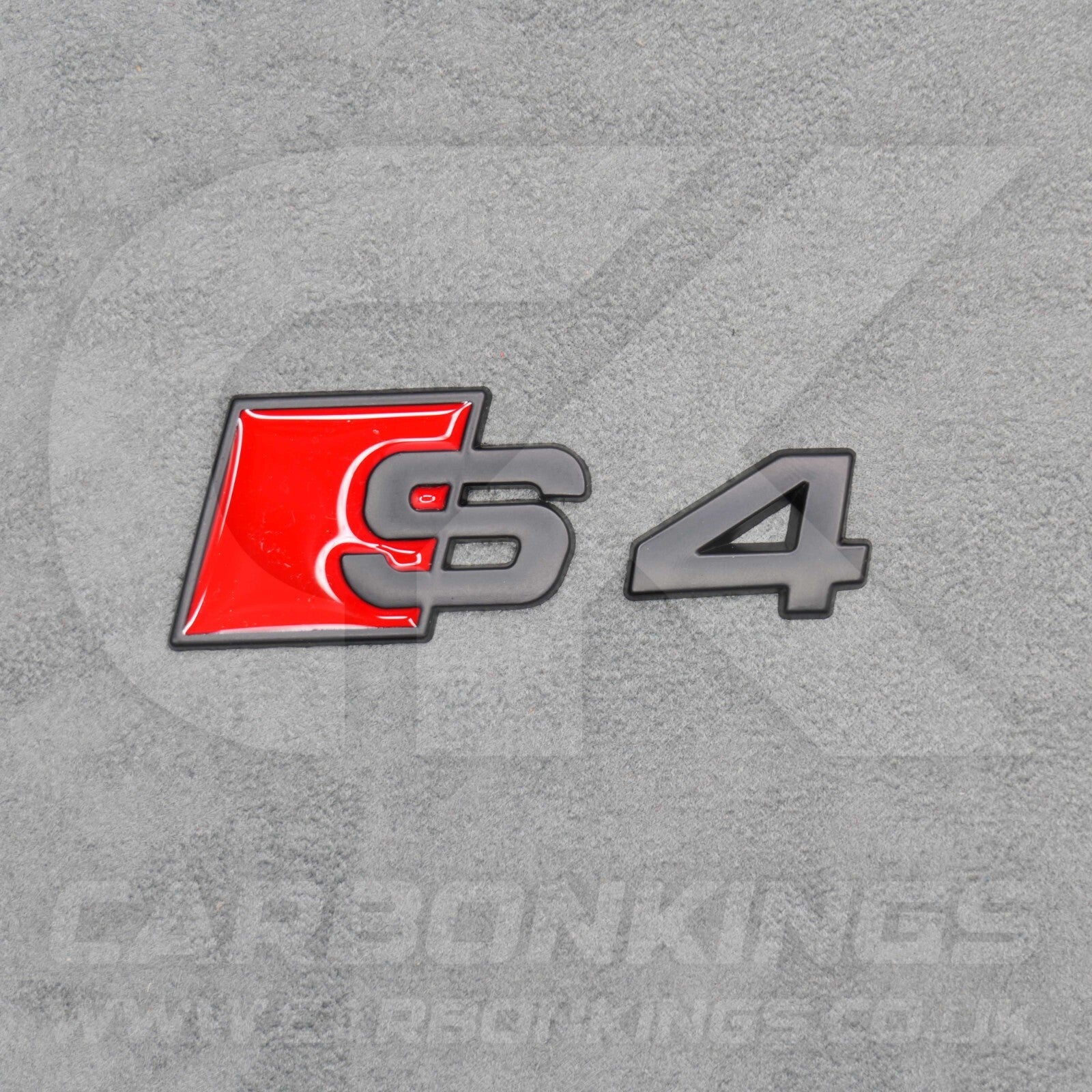 Audi S4 Matte Black Boot Rear Badge Letters Logo Emblem S 4A 8D 8E 8H 8W