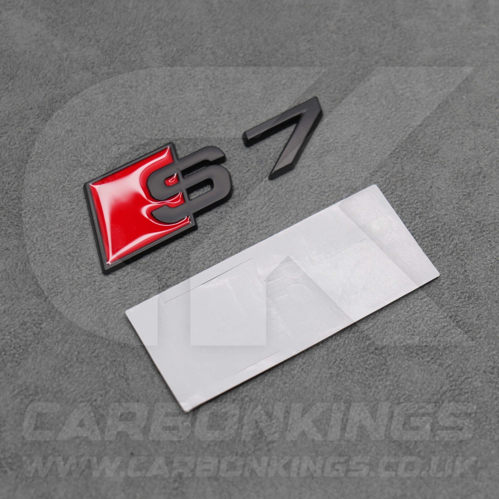 Audi S7 Matte Black Boot Rear Badge Letters Logo Emblem S 4G8 4K8