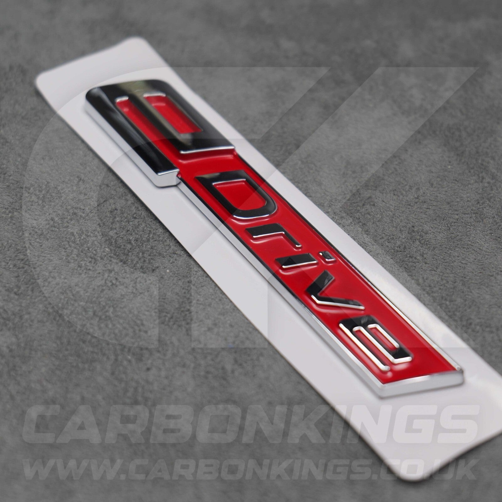 BMW Red & Silver eDrive Rear Emblem Boot Badge Logo BMW i3 i3s i8 iX Electric