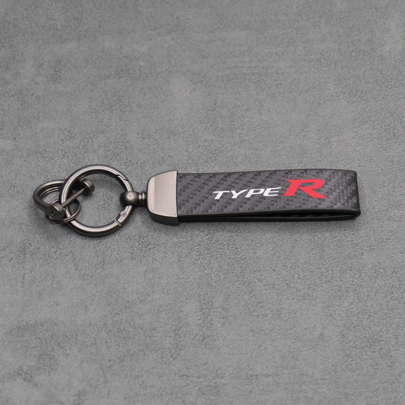 Honda Civic Type R Carbon Fibre Key Ring Chain Premium & Durable EP3 FK2 FK8 FL5
