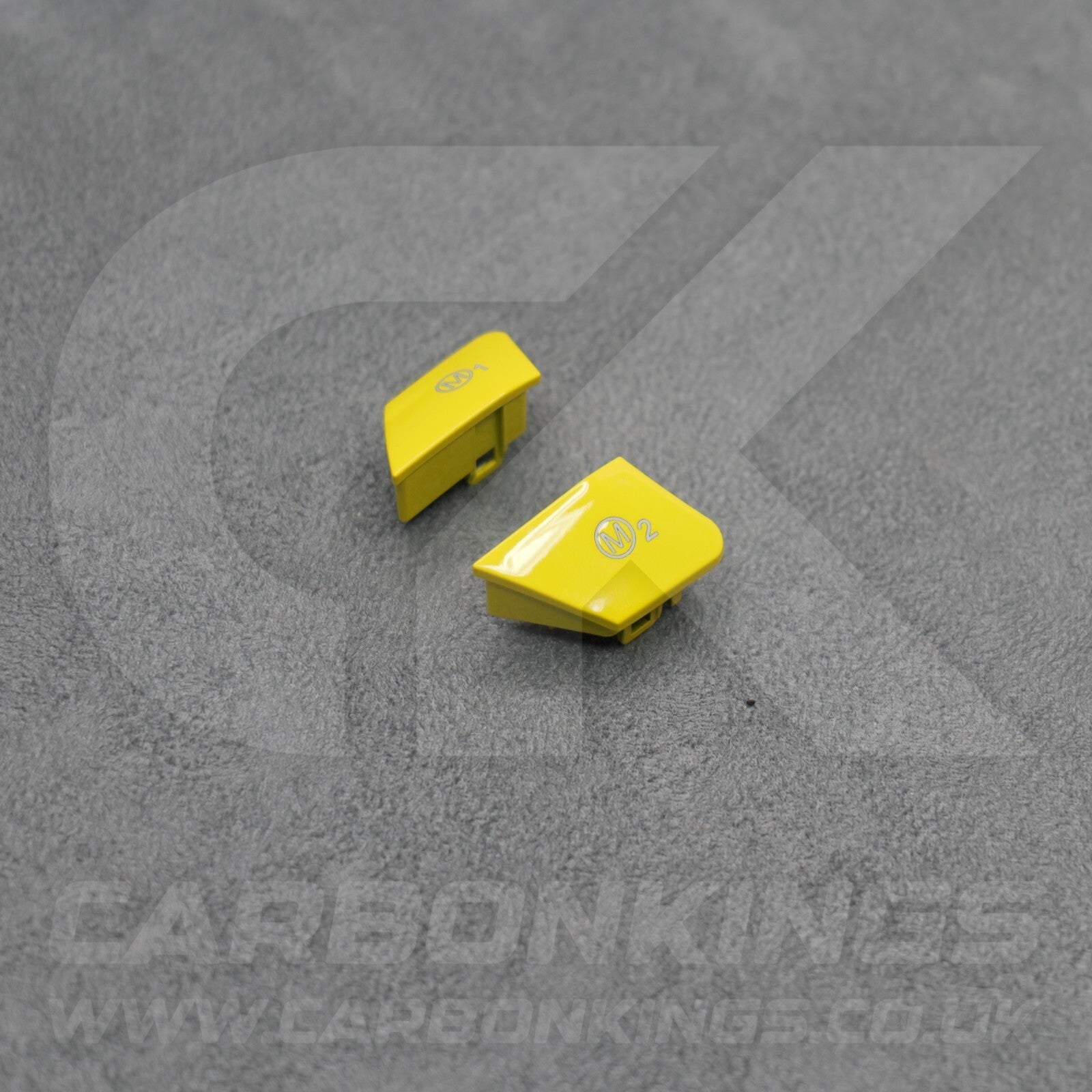 Yellow M1 & M2 Buttons Set for BMW M2 M3 M4 M5 M6 X5M X6M F80 F82 F83 F85 F87