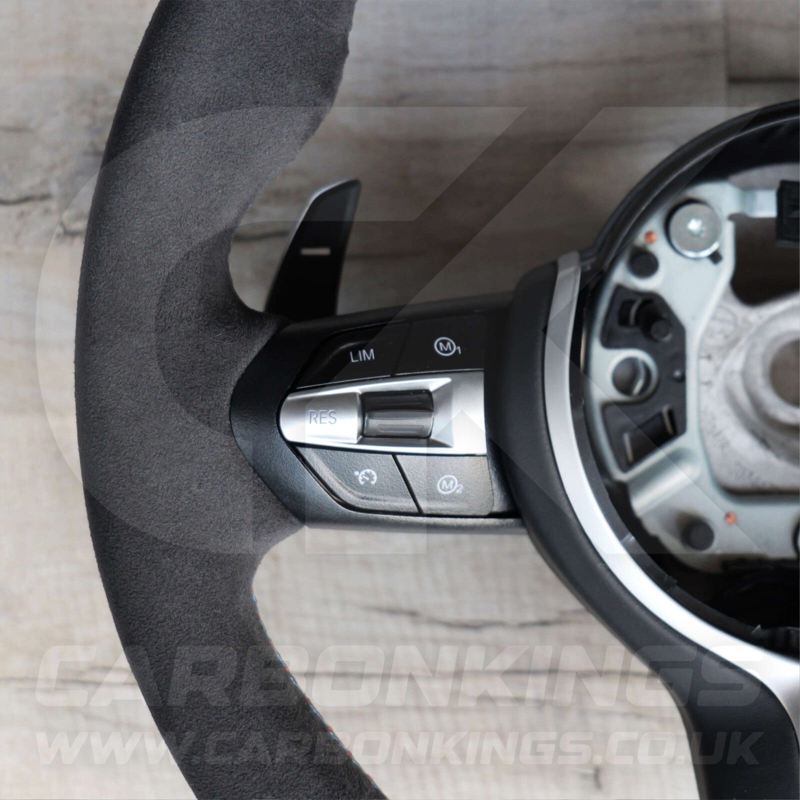 BMW Alcantara M Sport Blue Steering Wheel 1 2 3 4 X1 X3 X4 X5 X6 M2 M3 M4 F80 +