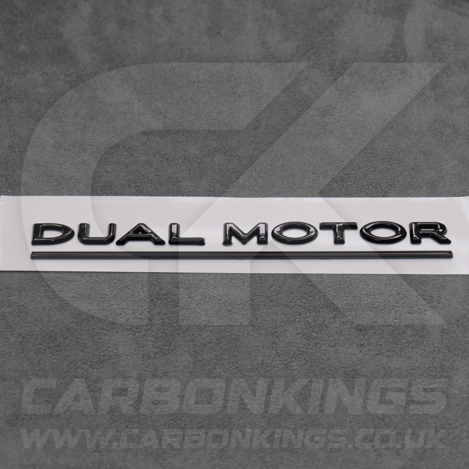 Tesla Gloss Black Dual Motor Rear Boot Badge Letters Model S 3 X Y Performance