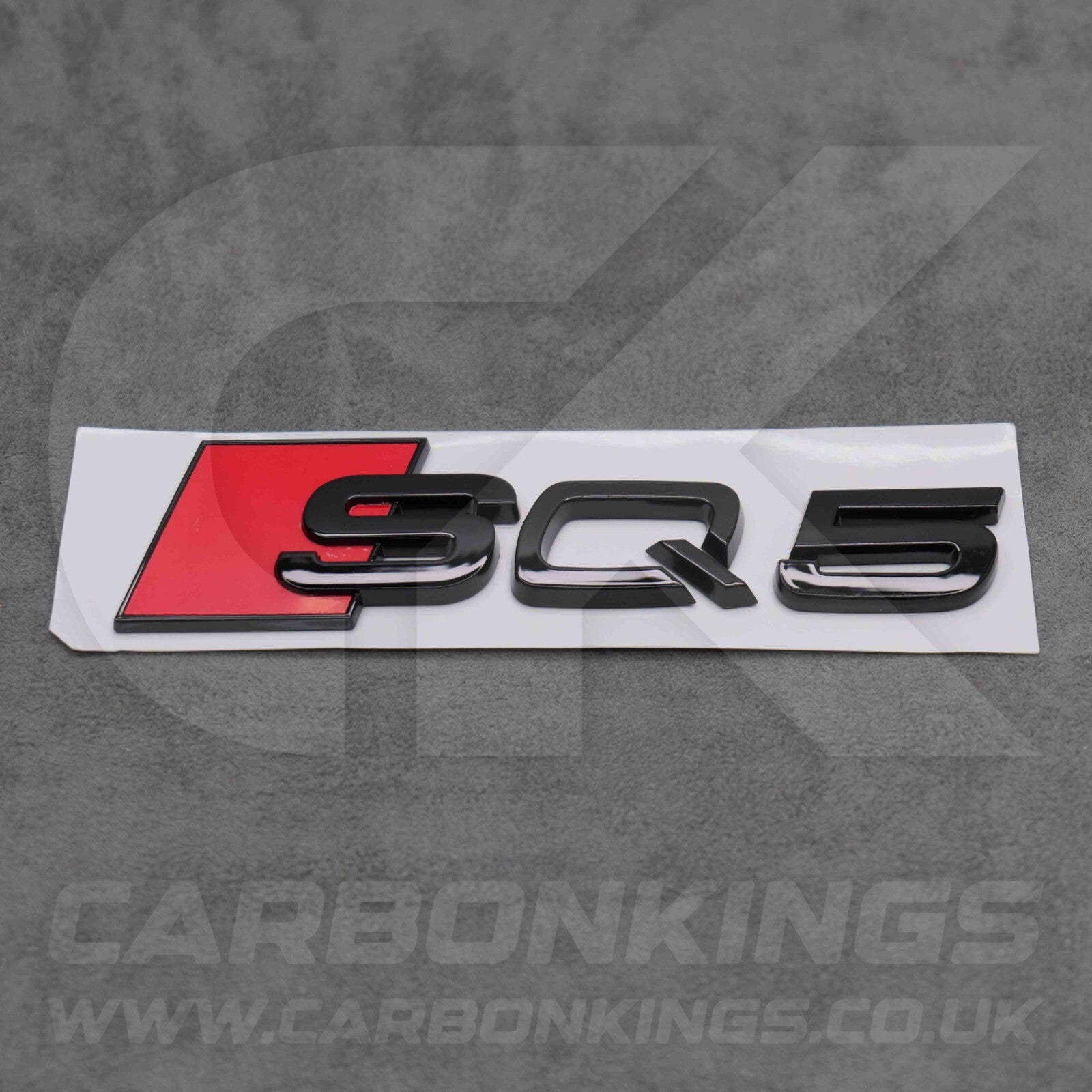 122 x 31mm Audi SQ5 Gloss Black Boot Rear Badge Letters Logo Emblem S 8R FY 80A