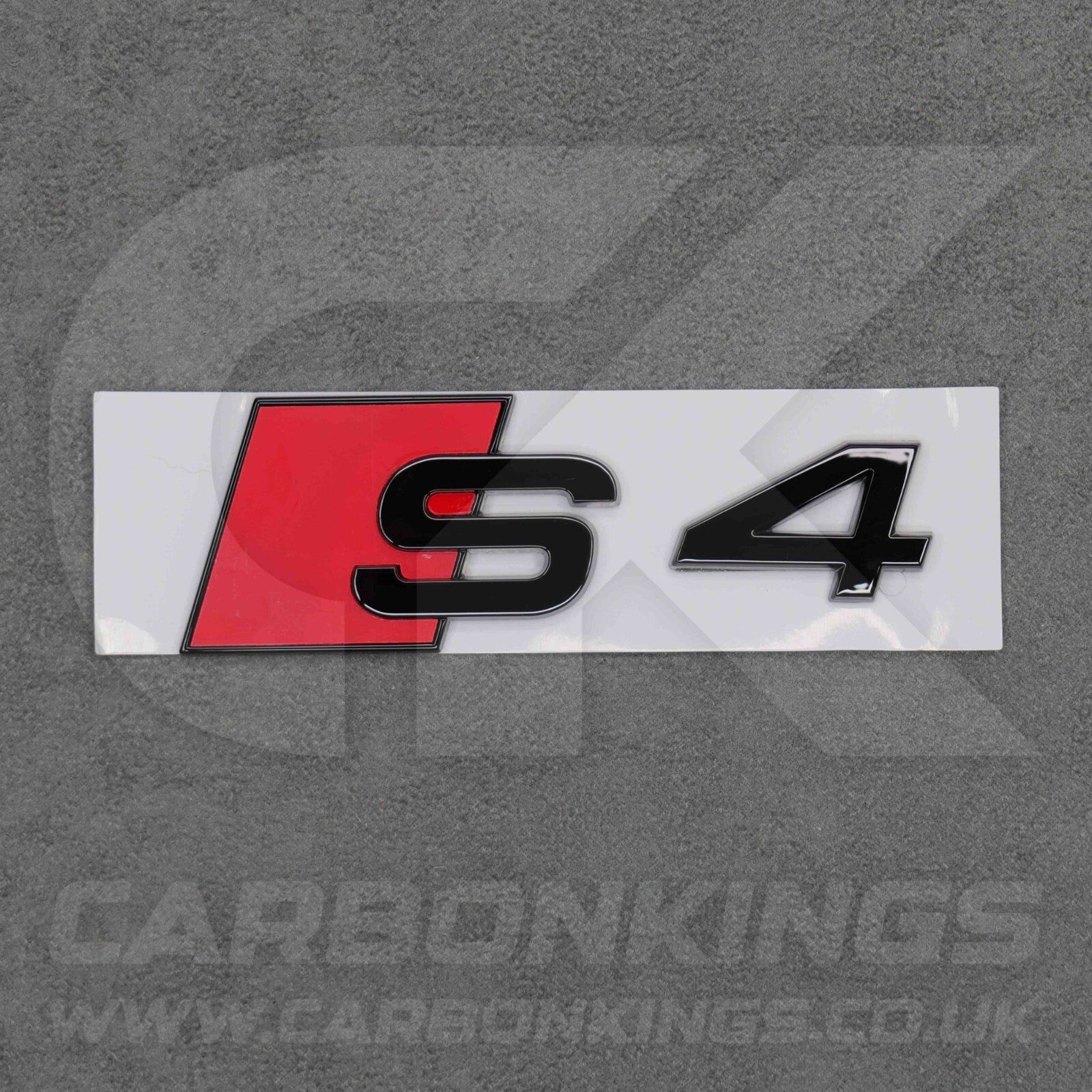 105 x 36mm Audi S4 Gloss Black Boot Rear Badge Letters Logo Emblem S 8L 8P 8V 8Y