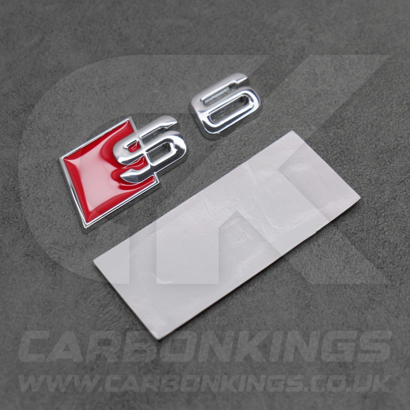 Audi S6 Silver Chrome Boot Rear Badge Letters Logo Emblem C4 C5 C6 C7 C7.5 C8