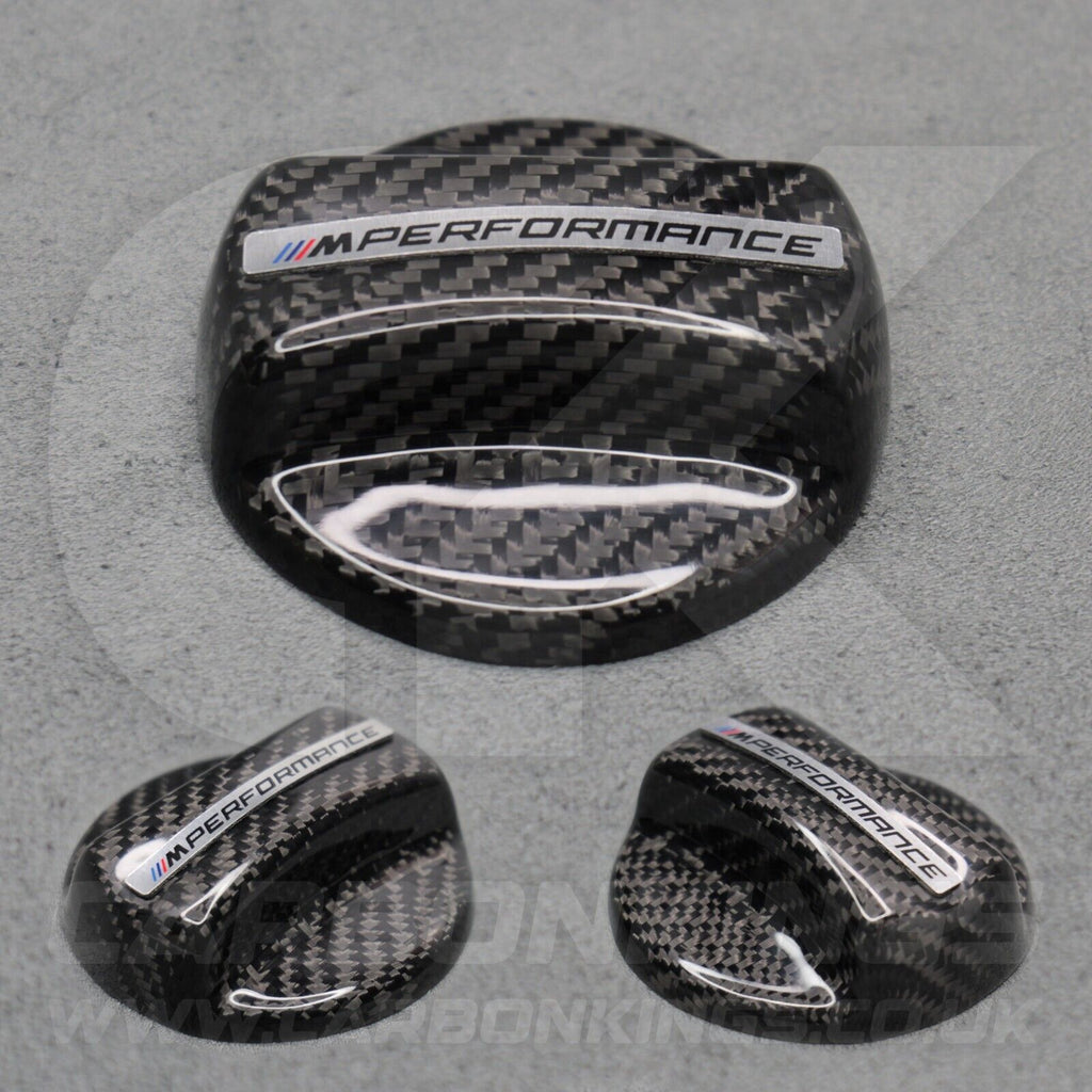 BMW Genuine Carbon Fibre M Performance Fuel Cap Filler Cover 1 2 3 4 5 6 Series