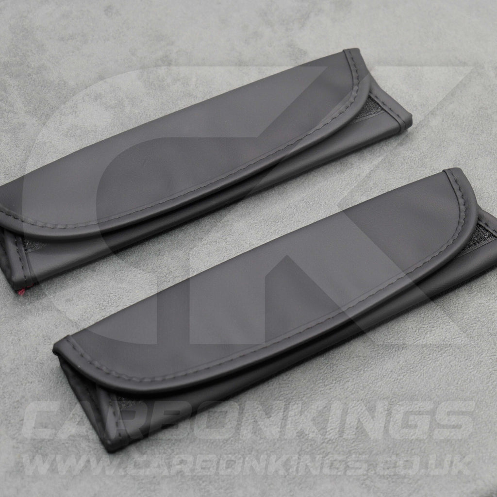 Fiat Abarth Luxury Leather Seatbelt Shoulder Cover Pad Protector for 124 500 595