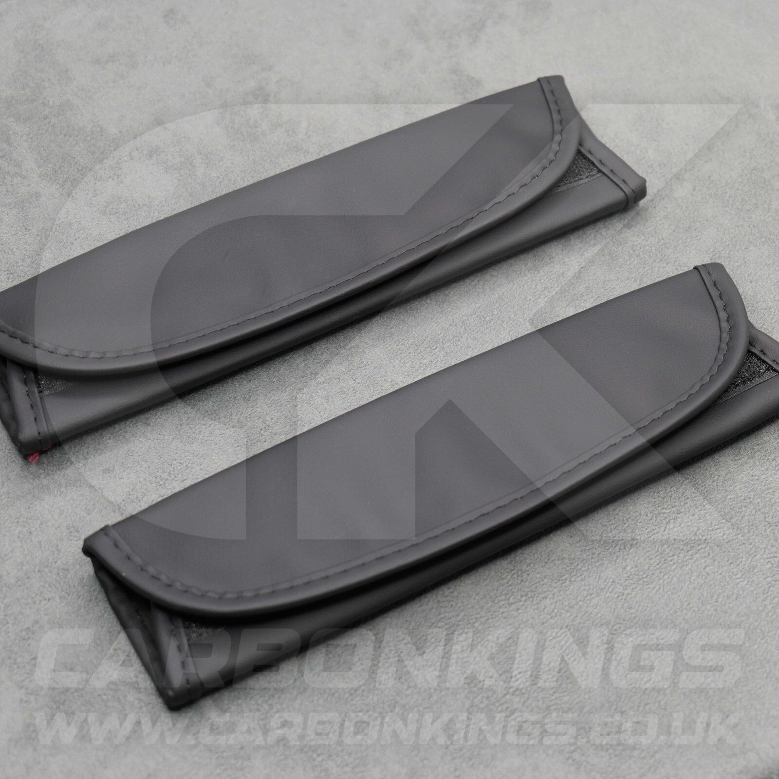 Fiat Abarth Luxury Leather Seatbelt Shoulder Cover Pad Protector for 124 500 595