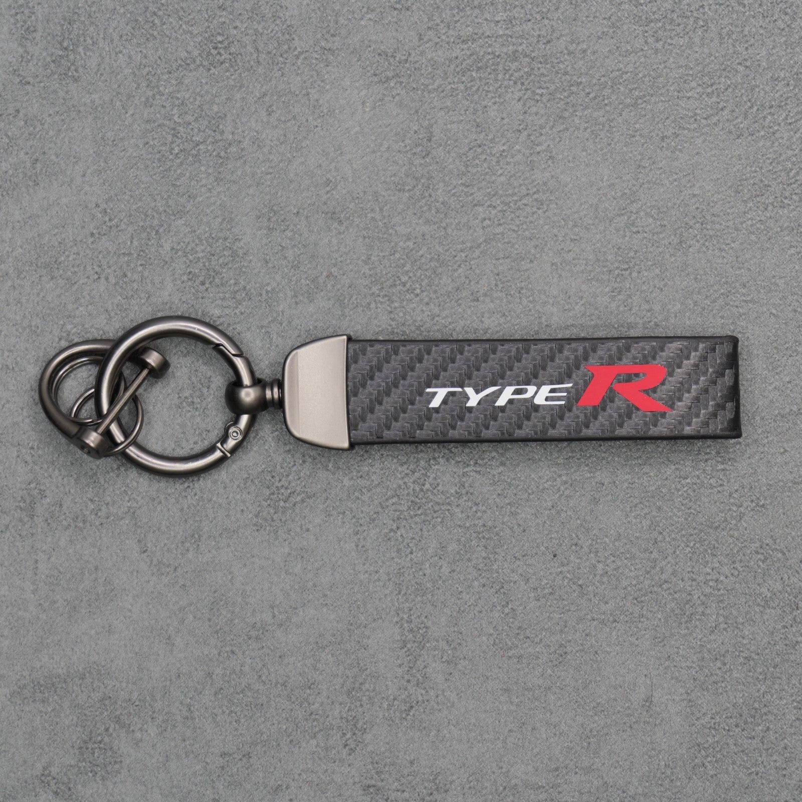 Honda Civic Type R Carbon Fibre Key Ring Chain Premium & Durable EP3 FK2 FK8 FL5