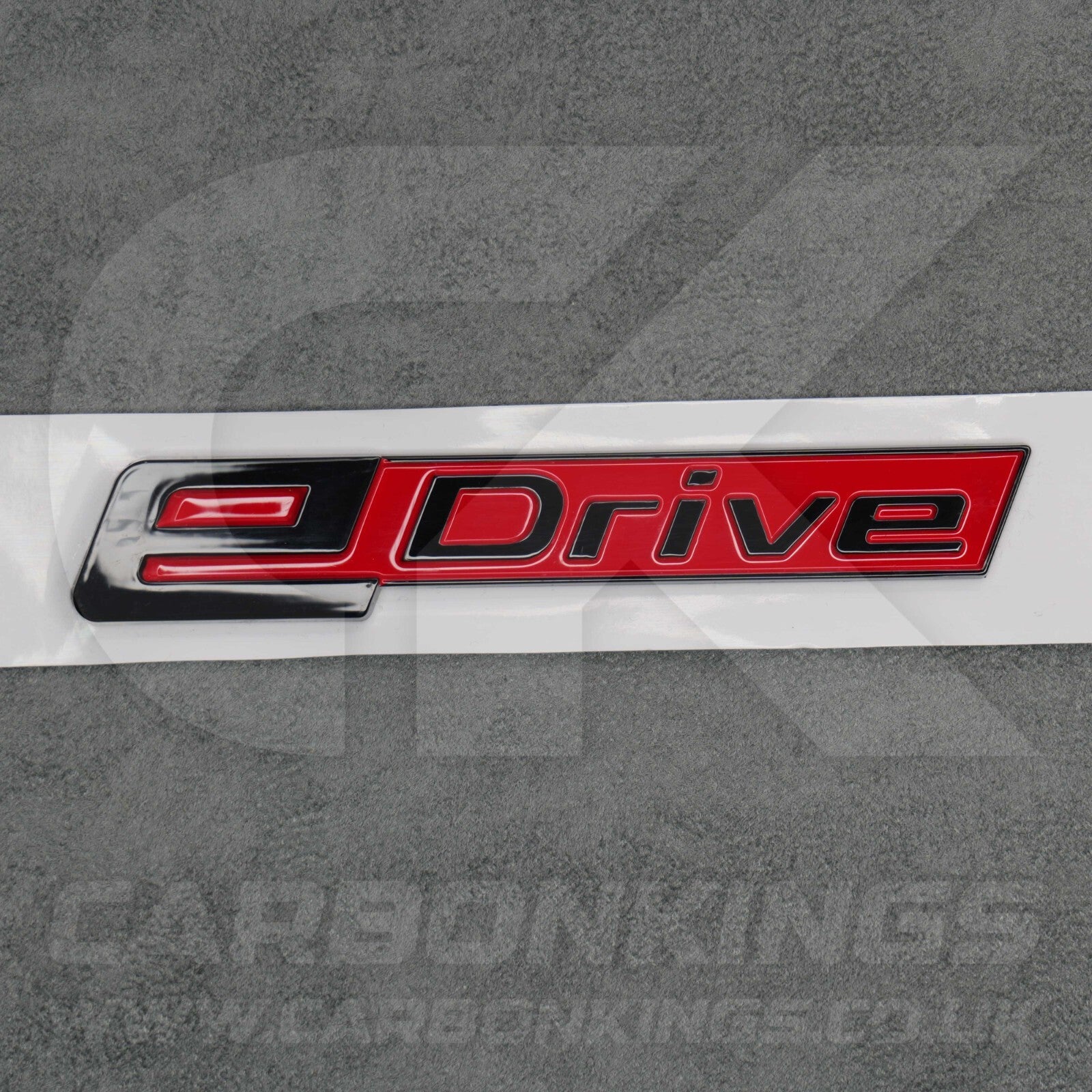 BMW Red & Black eDrive Rear Emblem Boot Badge Logo BMW i3 i3s i8 iX Electric