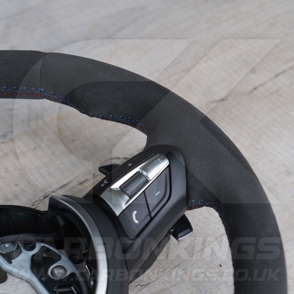 BMW Full Alcantara M Sport Suede Steering Wheel 3 4 X1 X3 X4 X5 X6 M2 M3 M4 F80