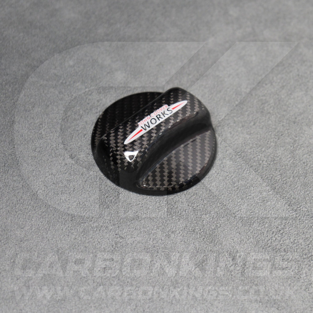 MINI Cooper JCW Genuine Carbon Fibre Fuel Filler Cap Cover R56 R55 R53 R52 R50 +