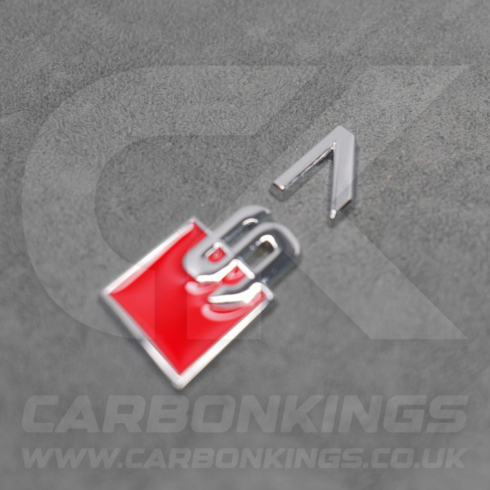 Audi S7 Silver Chrome Boot Rear Badge Letters Logo Emblem S 4G8 4K8