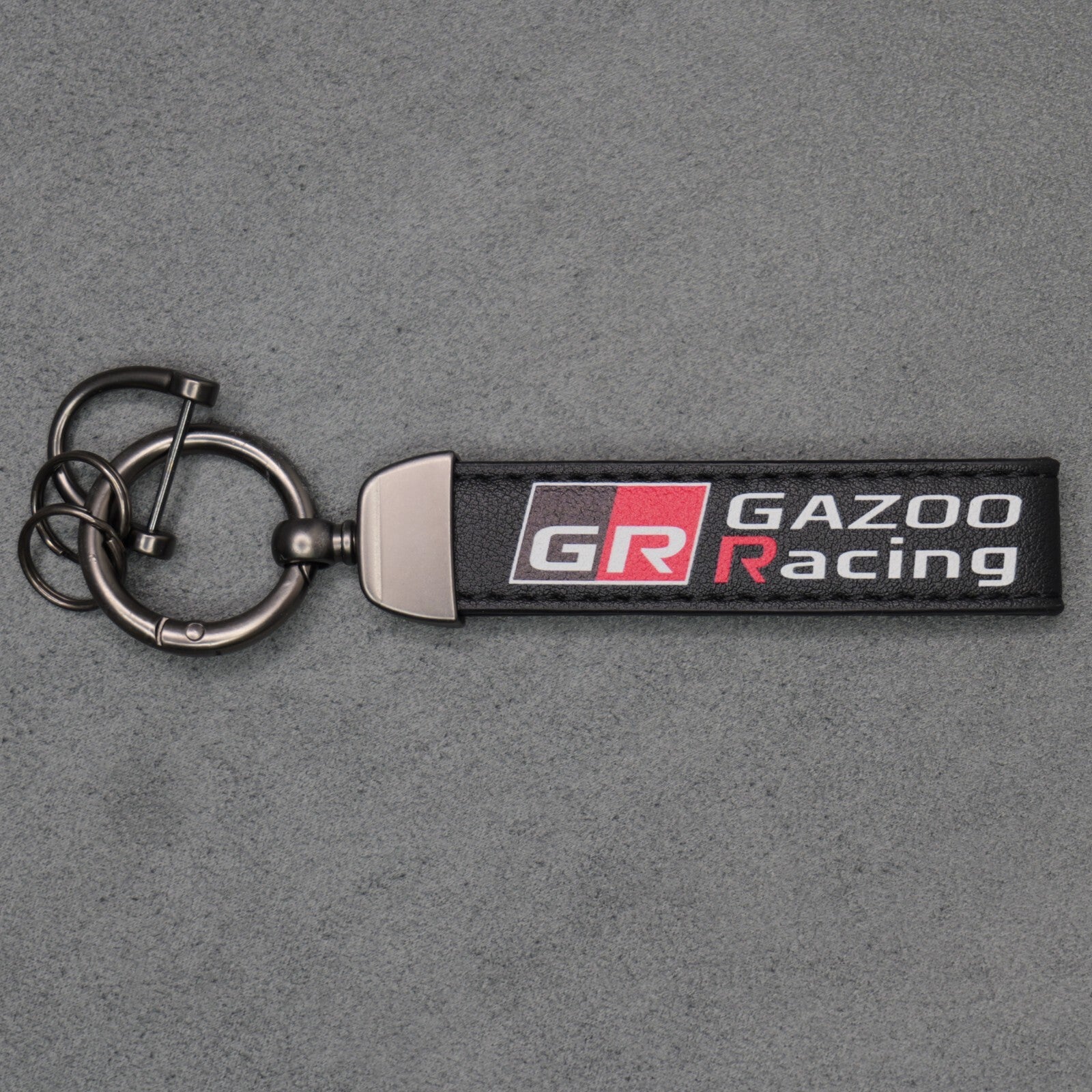 Toyota GR Gazoo Racing Leather Key Ring Chain Yaris Supra GR86 GT86 Corolla