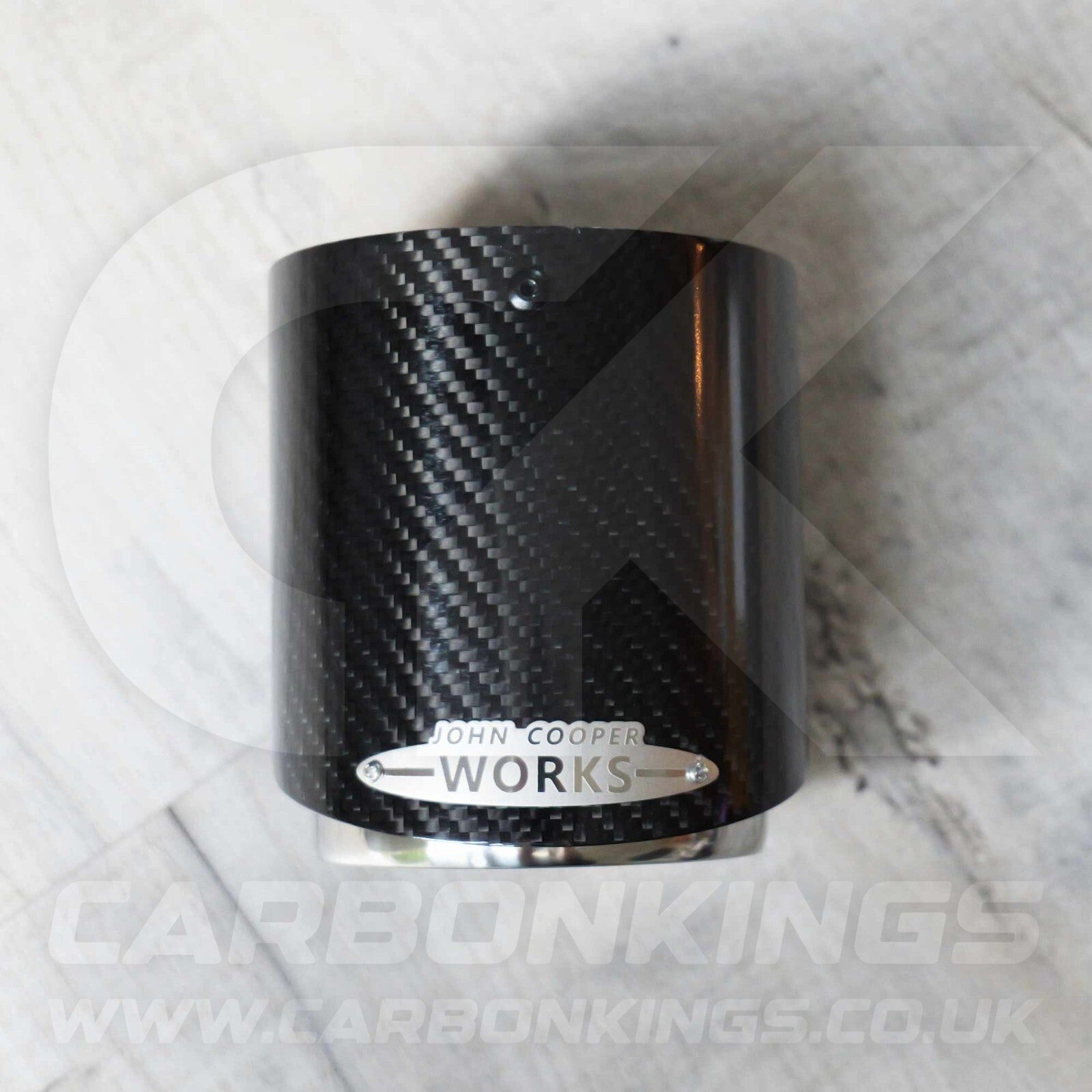 85mm Mini JCW Carbon Fibre Exhaust Tip F54 F55 F56 F57 F60 R55 R59 Cooper S SD