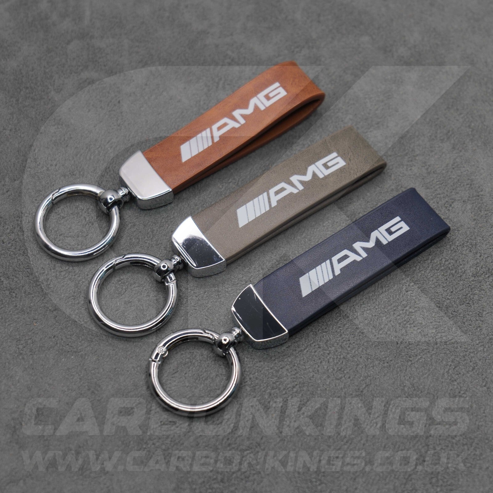 Mercedes AMG Leather Key Ring Chain Car Keys A35 A45 C43 C63 E53 E63 S63 A C E S