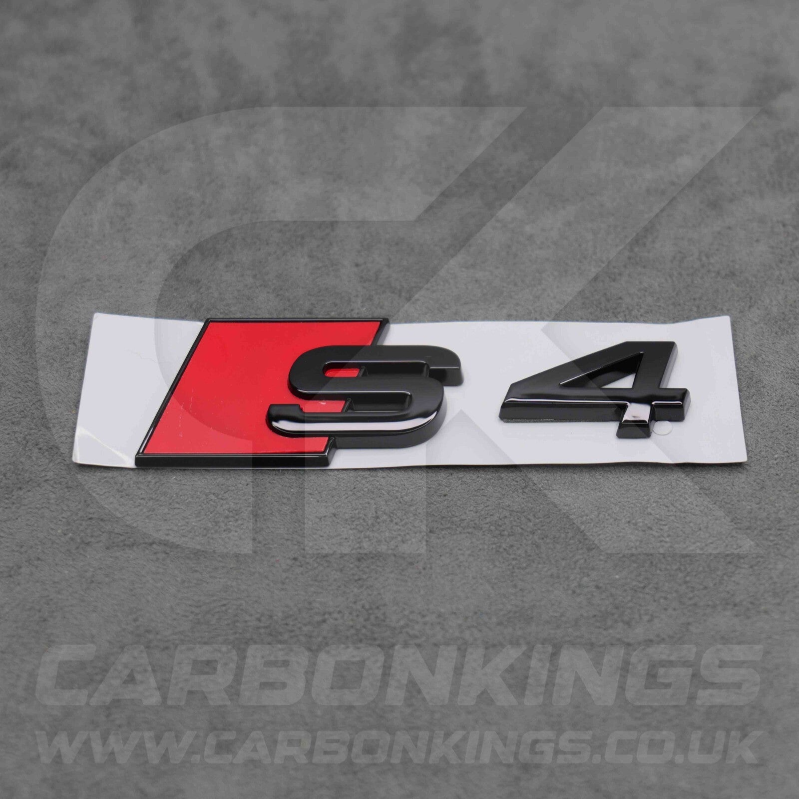 105 x 36mm Audi S4 Gloss Black Boot Rear Badge Letters Logo Emblem S 8L 8P 8V 8Y