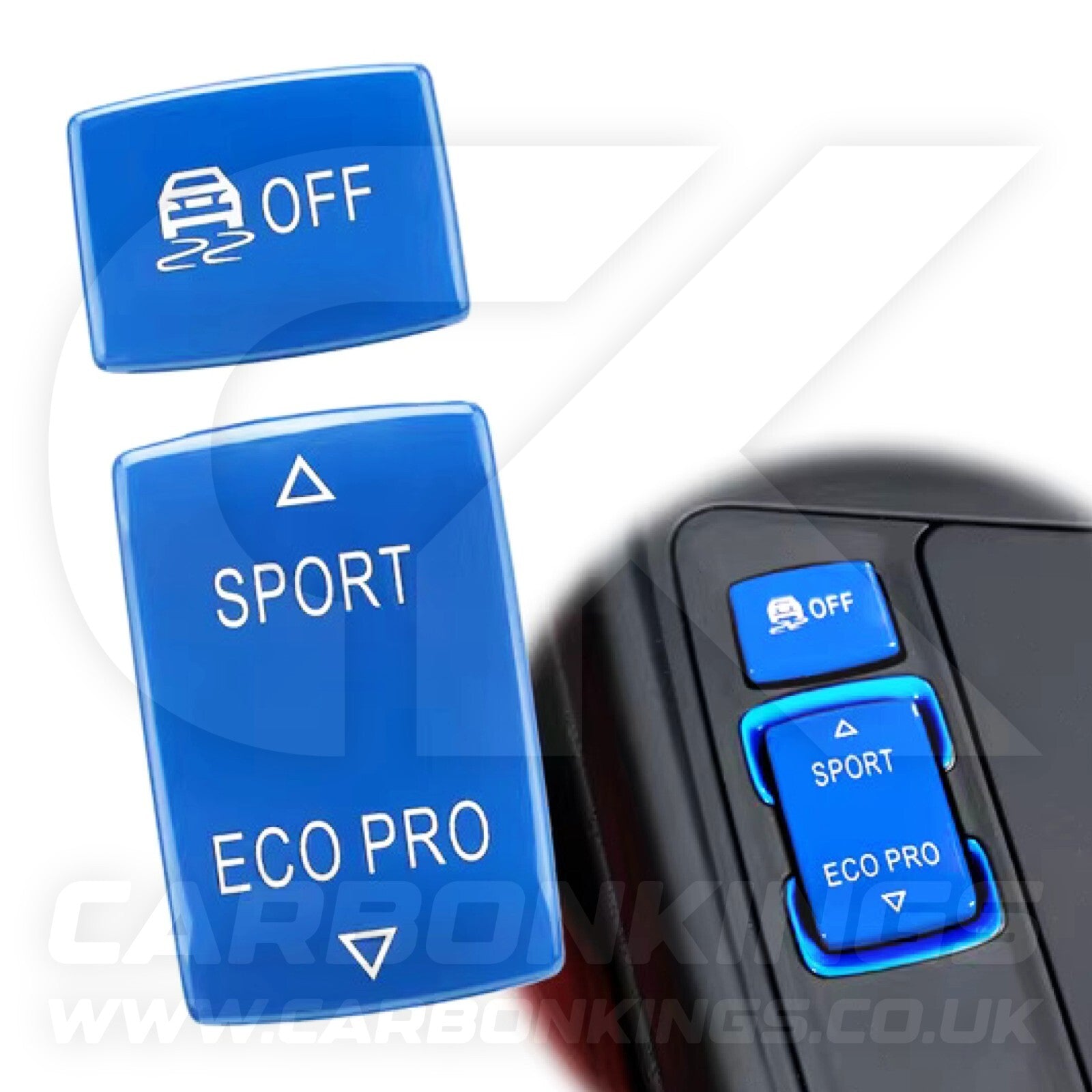 BMW Blue Sport Eco Pro DSC Centre Console Buttons F20 F21 F22 F30 F32 F33 F36