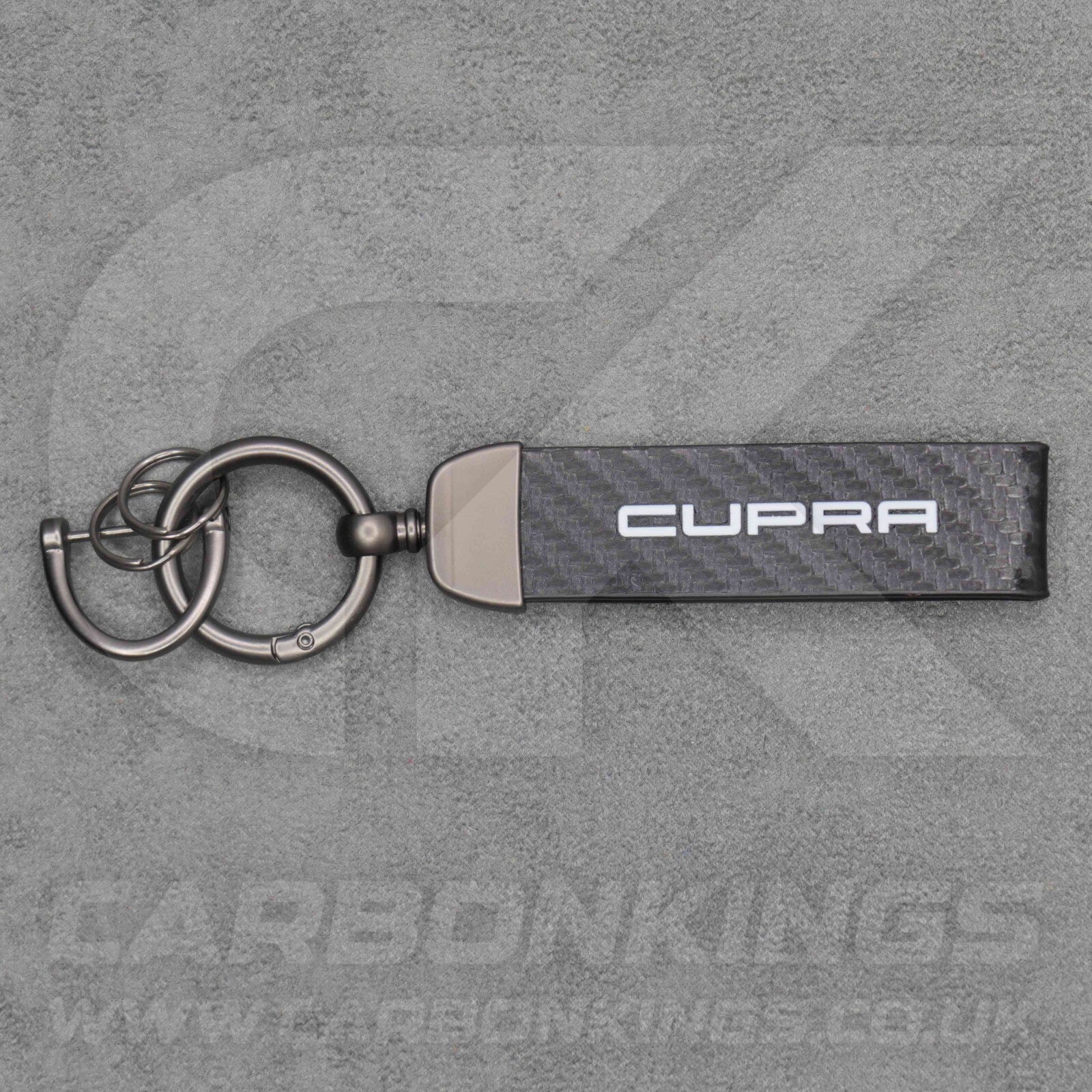 CUPRA Carbon Fibre Key Ring Chain VZ Born Ateca Leon Formentor Tavascan Terramar