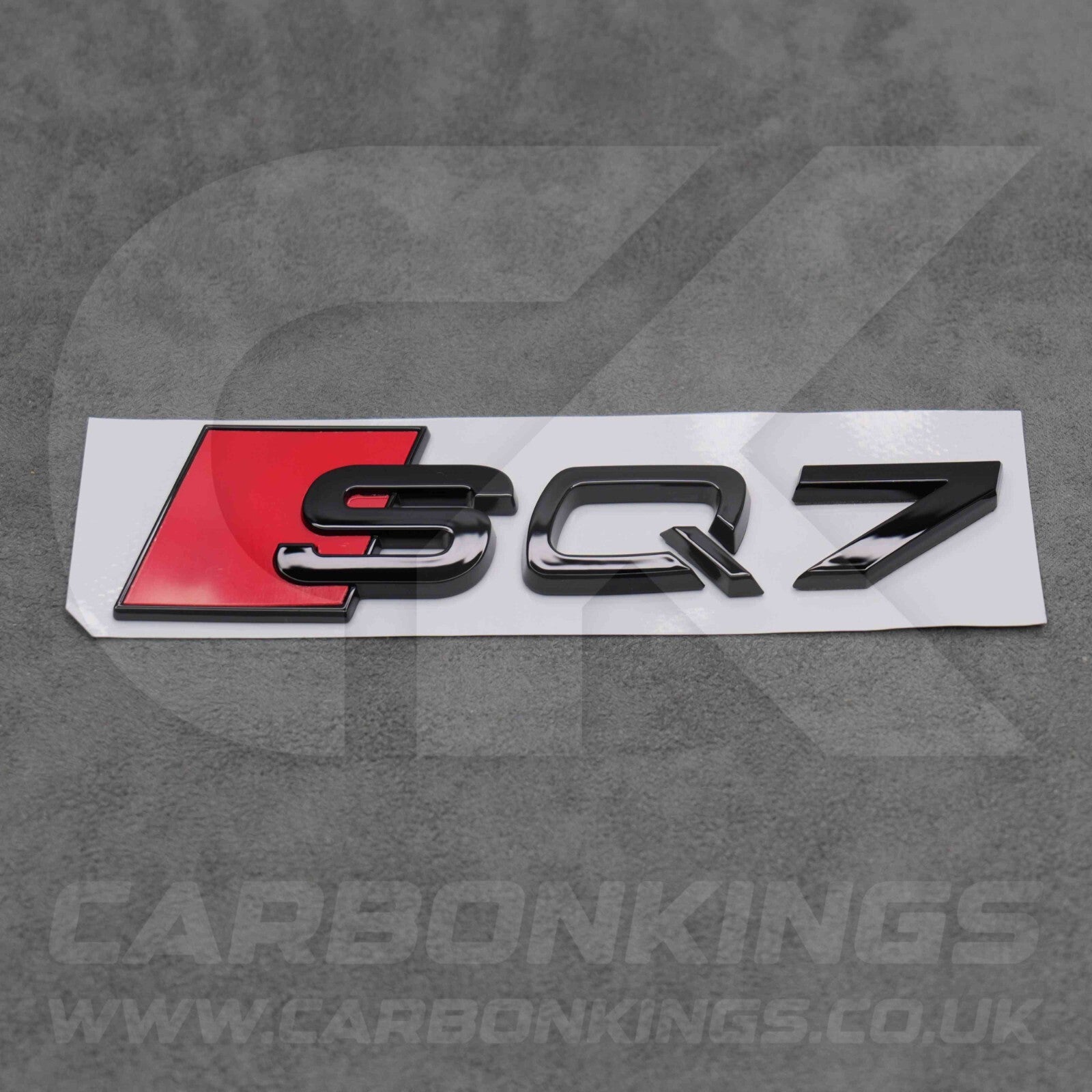 148 x 37mm Audi SQ7 Gloss Black Boot Rear Badge Letters Logo Emblem S 4L 4M