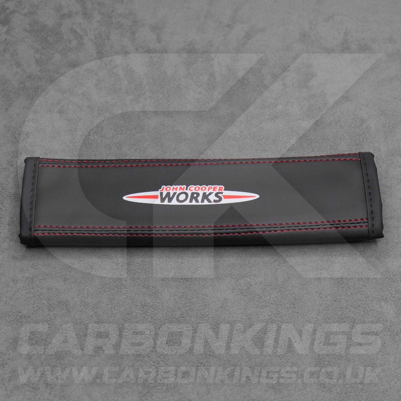 John Cooper Works JCW Leather Seatbelt Shoulder Cover Pad Protector Mini Cooper