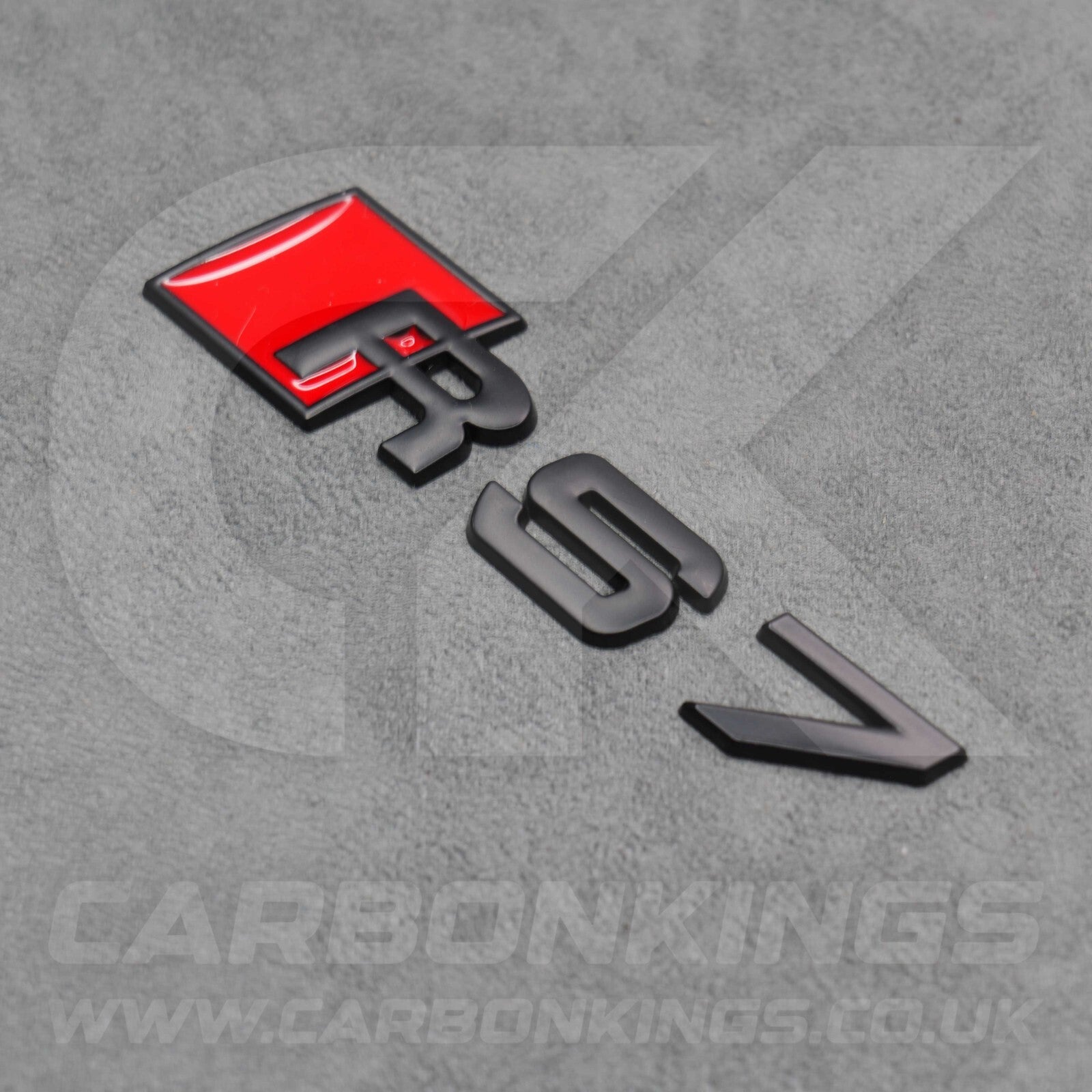 Audi RS7 Matte Black Boot Rear Badge Letters Logo Emblem S 4G8 4K8