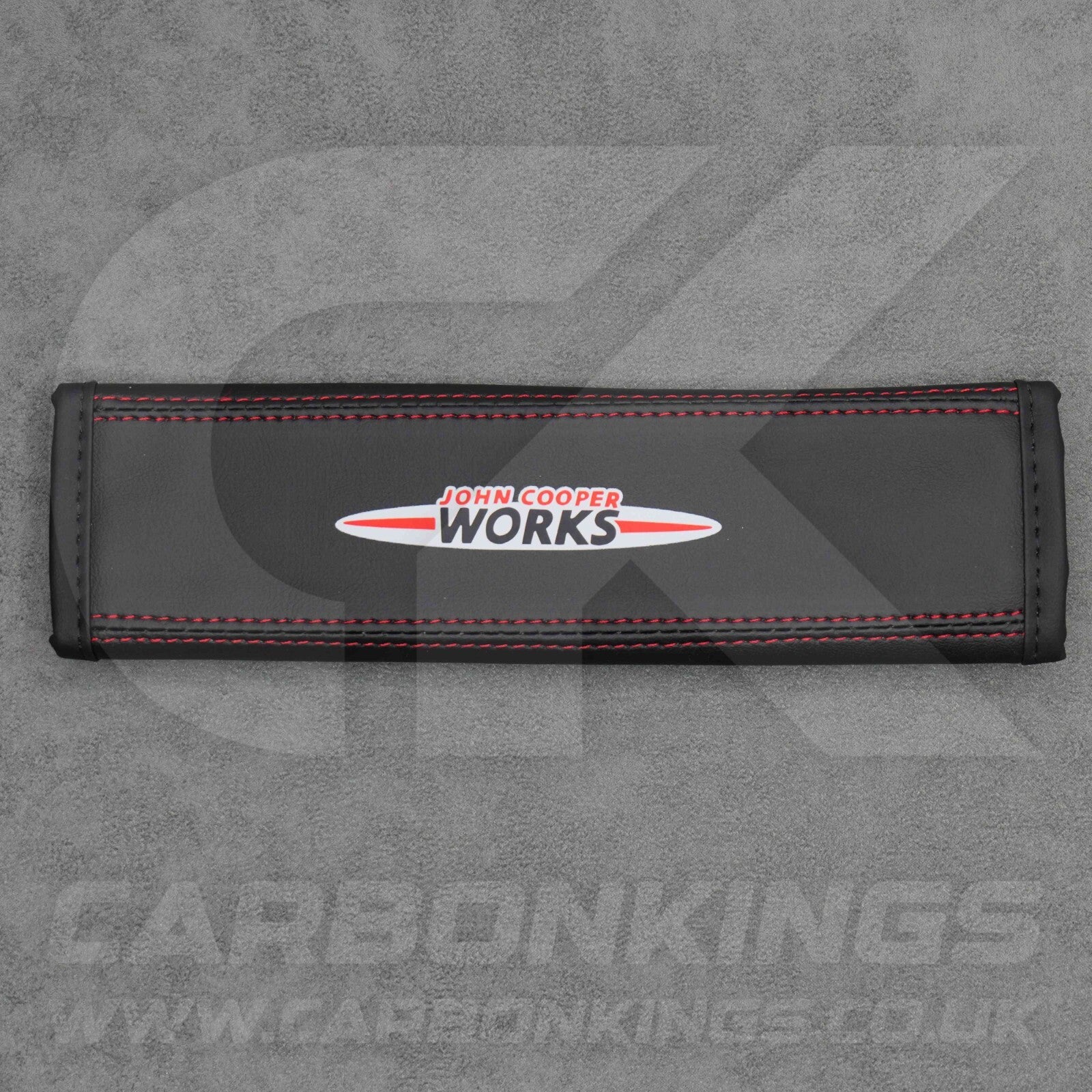 John Cooper Works JCW Leather Seatbelt Shoulder Cover Pad Protector Mini Cooper
