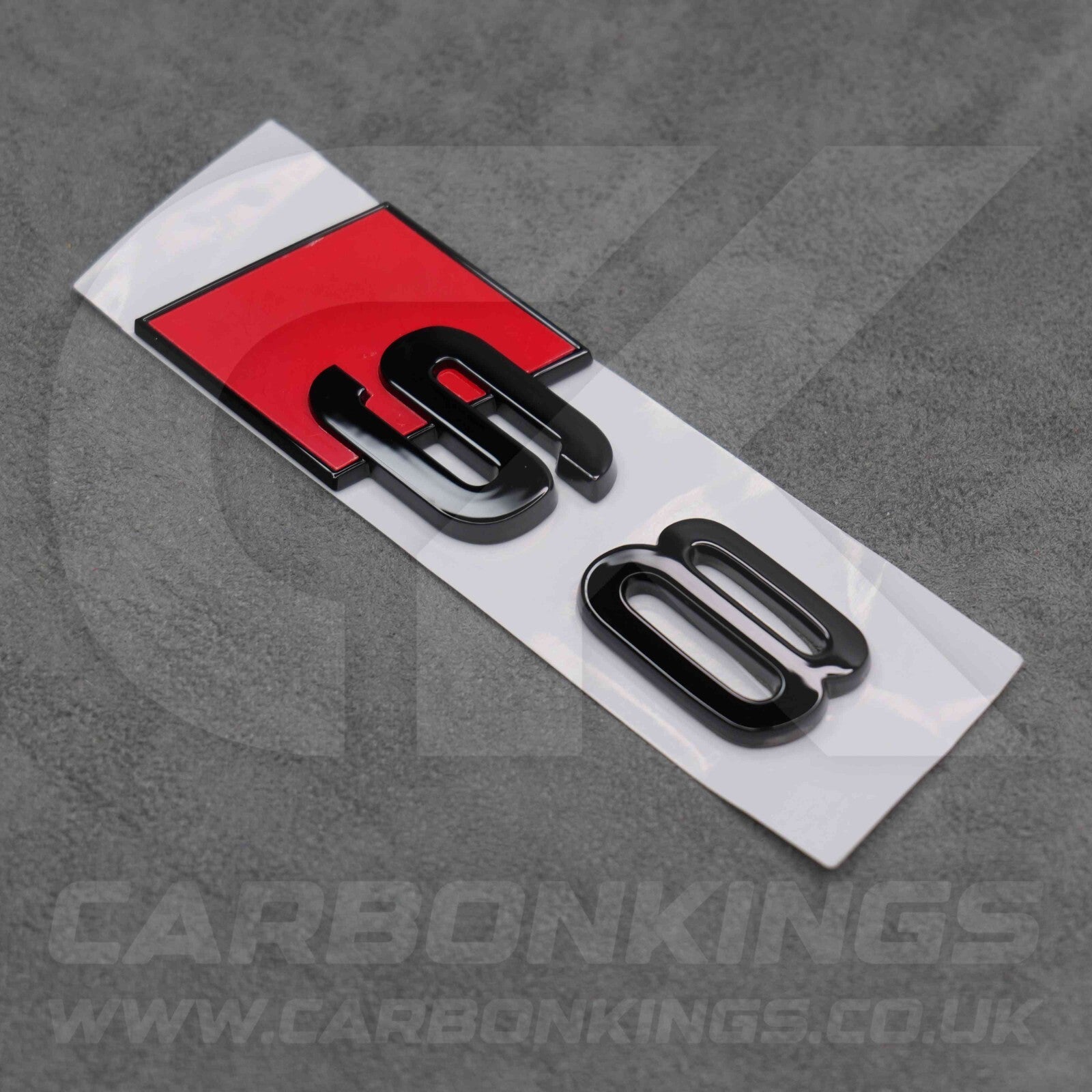 105 x 36mm Audi S8 Gloss Black Boot Rear Badge Letters Logo Emblem S 8L 8P 8V 8Y