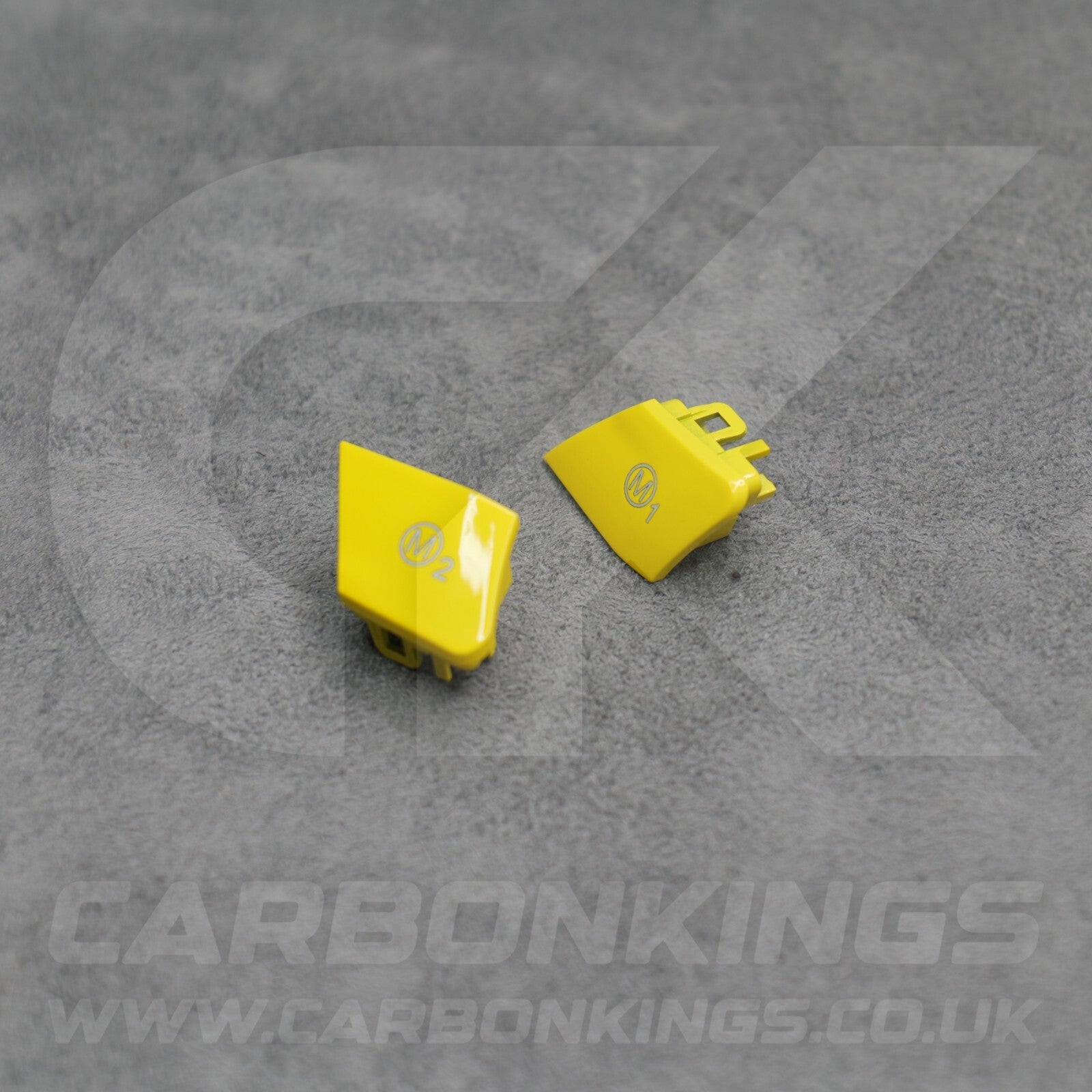 Yellow M1 & M2 Buttons Set for BMW M2 M3 M4 M5 M6 X5M X6M F80 F82 F83 F85 F87