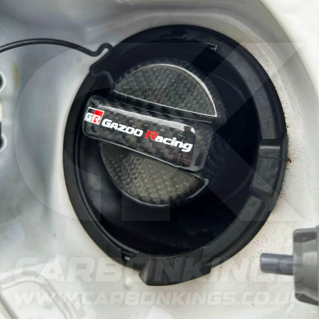 Toyota GR Sport Real Carbon Fibre Gazoo Racing Fuel Filler Cap Yaris Supra GR86