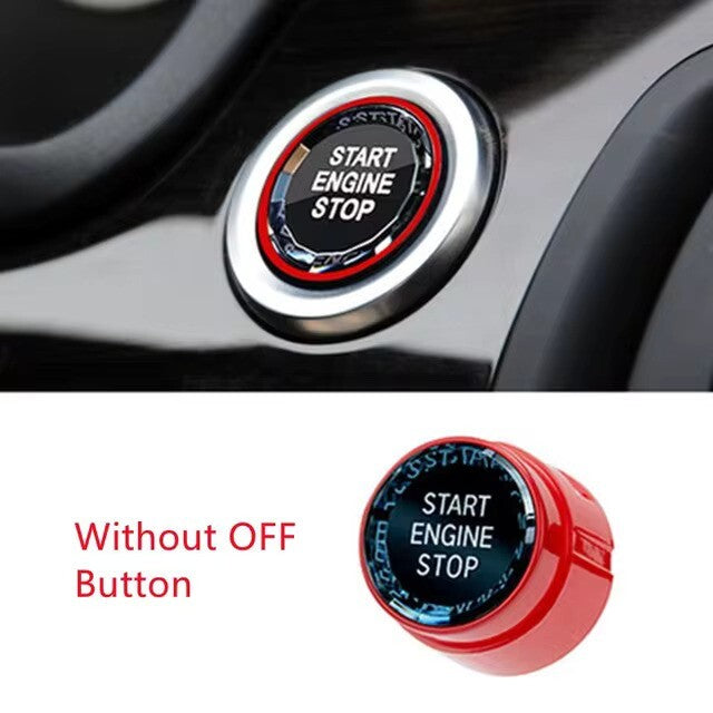 Red Crystal Start Engine Button for BMW 5 6 7 Series F01 F02 F10 F11 F12 2009 +