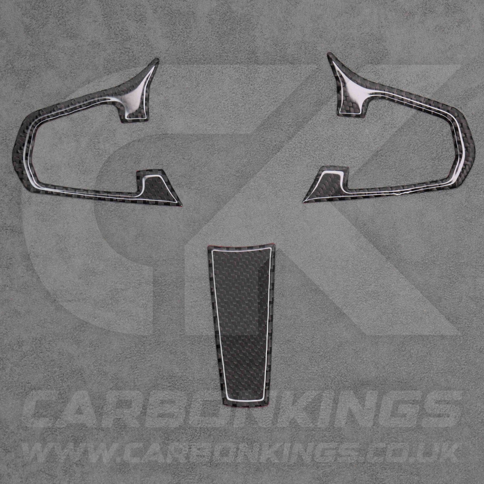 Carbon Fibre Style Steering Wheel Trims for BMW 5 Series G30 G31 G01 G38 X3