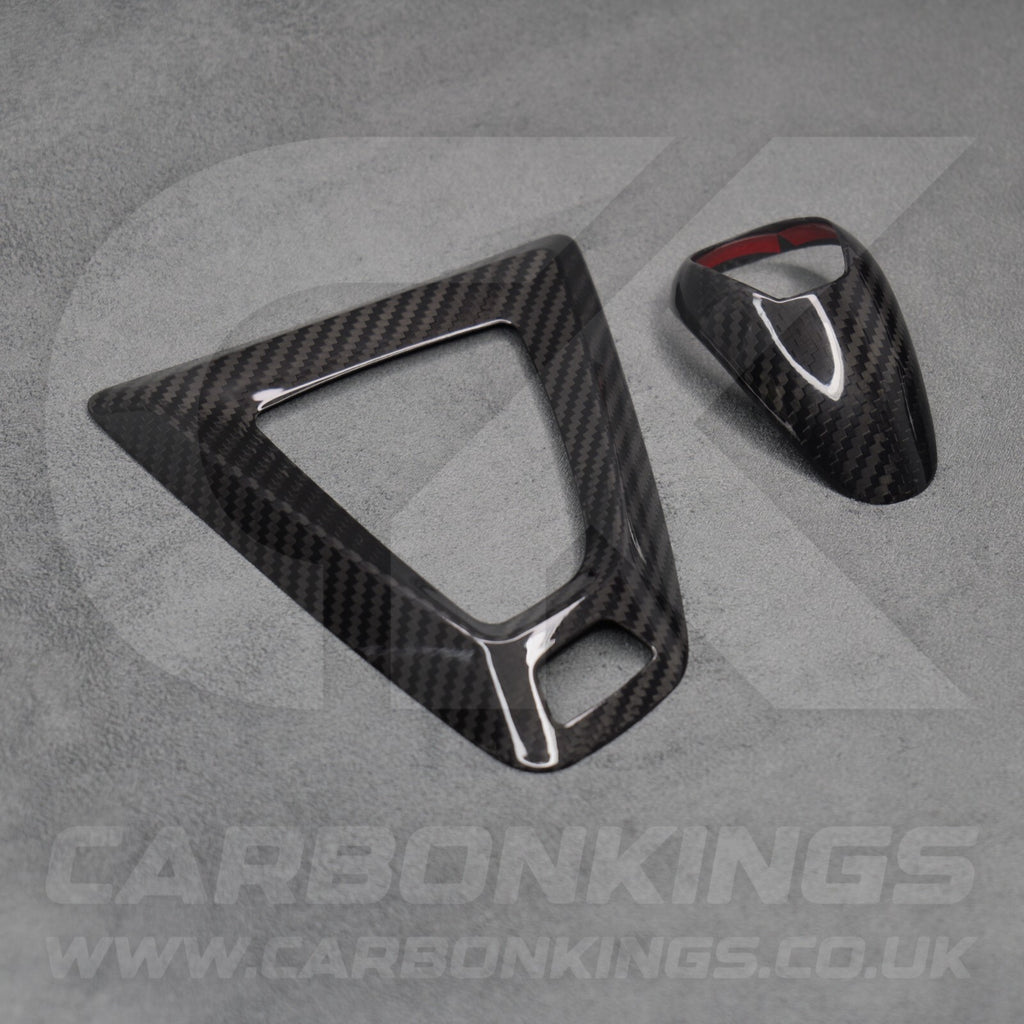 Carbon Fibre Gear Knob & Surround Trims for BMW F80 M3 M2 F87 F82 M4 F10 M5 X5M