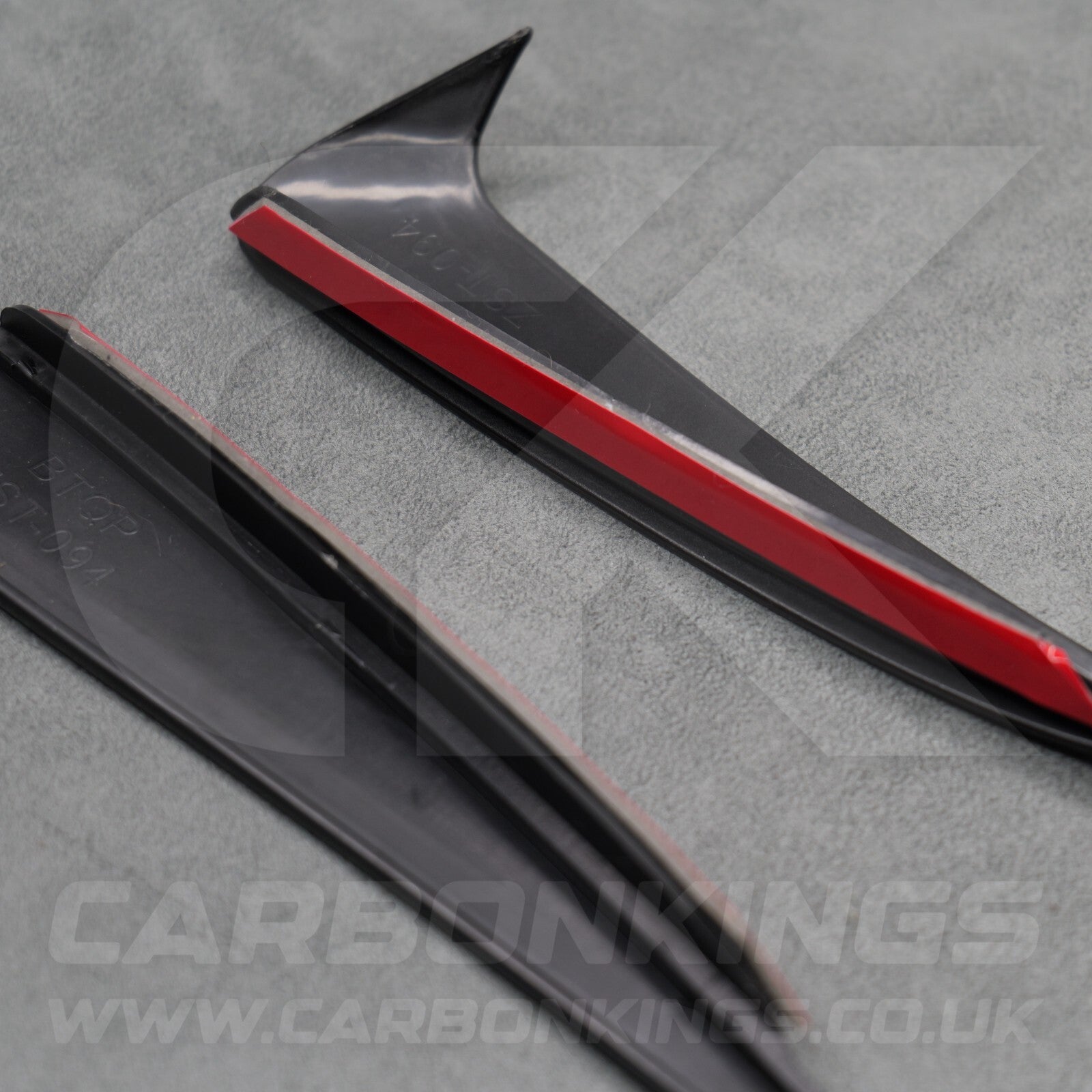 Mercedes C43 C63 Saloon Gloss Black Rear Bumper Side Vent Trims W205 C Class AMG
