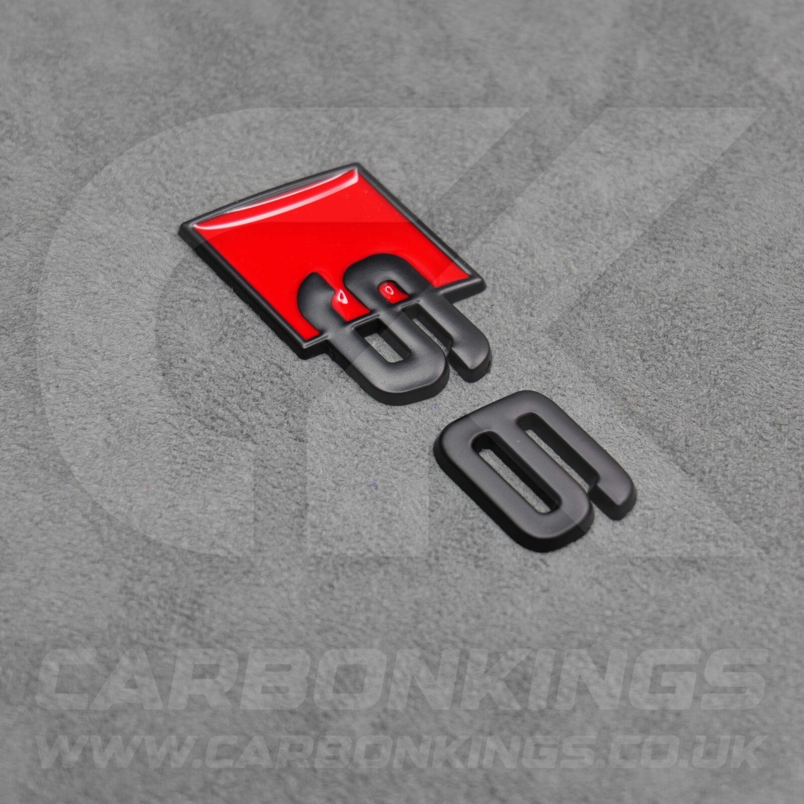 Audi S6 Matte Black Boot Rear Badge Letters Logo Emblem C4 C5 C6 C7 C7.5 C8